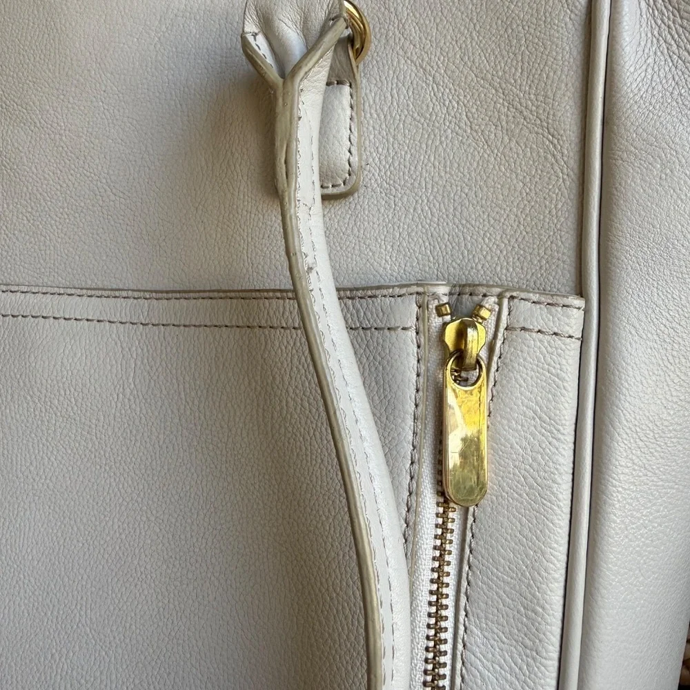 Banana Republic White Dianne Tote Leather - Picture 4 of 9